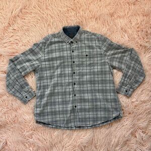 Men's 2XL Plaid Button Down Shirt